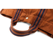 Hermès Herline Toile Marron