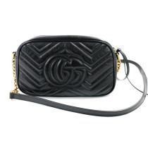 Gucci Camera Bag Black Leather