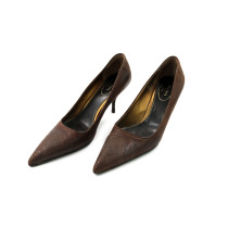 Prada Escarpins en Cuir Marron