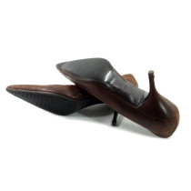 Prada Brown Leather Pumps