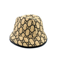 Gucci Beige GG Straw Hat