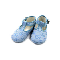Gucci Scarpine Bambino Tela Azzurra