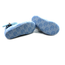 Gucci Chaussons Bébé Toile Bleue