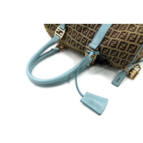 Fendi Beige Canvas Duffel