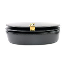 Saint Laurent Voltaire Schwarzes Leder