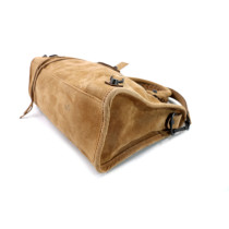 Balenciaga City Small Pelle Scamosciata Beige