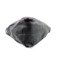 Prada Triangle Black Leather