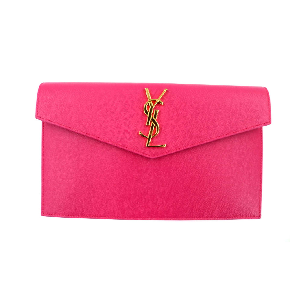 Saint Laurent Uptown Leder Fuchsia
