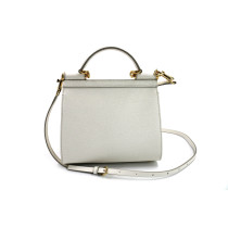 Dolce & Gabbana Sicily White Leather