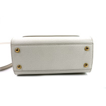 Dolce & Gabbana Sicily White Leather