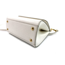 Dolce & Gabbana Sicily Weiße Leder