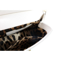 Dolce & Gabbana Sicily White Leather