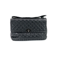 Valentino Spike Cuir Noir