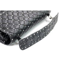 Valentino Spike Black Leather