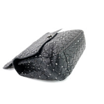 Valentino Spike Schwarzes Leder