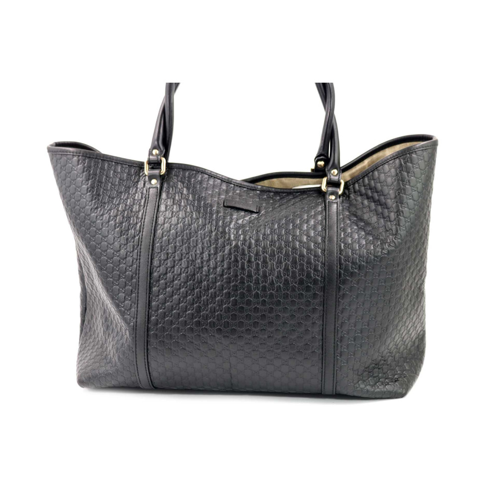 Gucci Shopping Schwarzes Leder