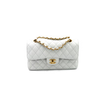 Chanel 23 White Leather