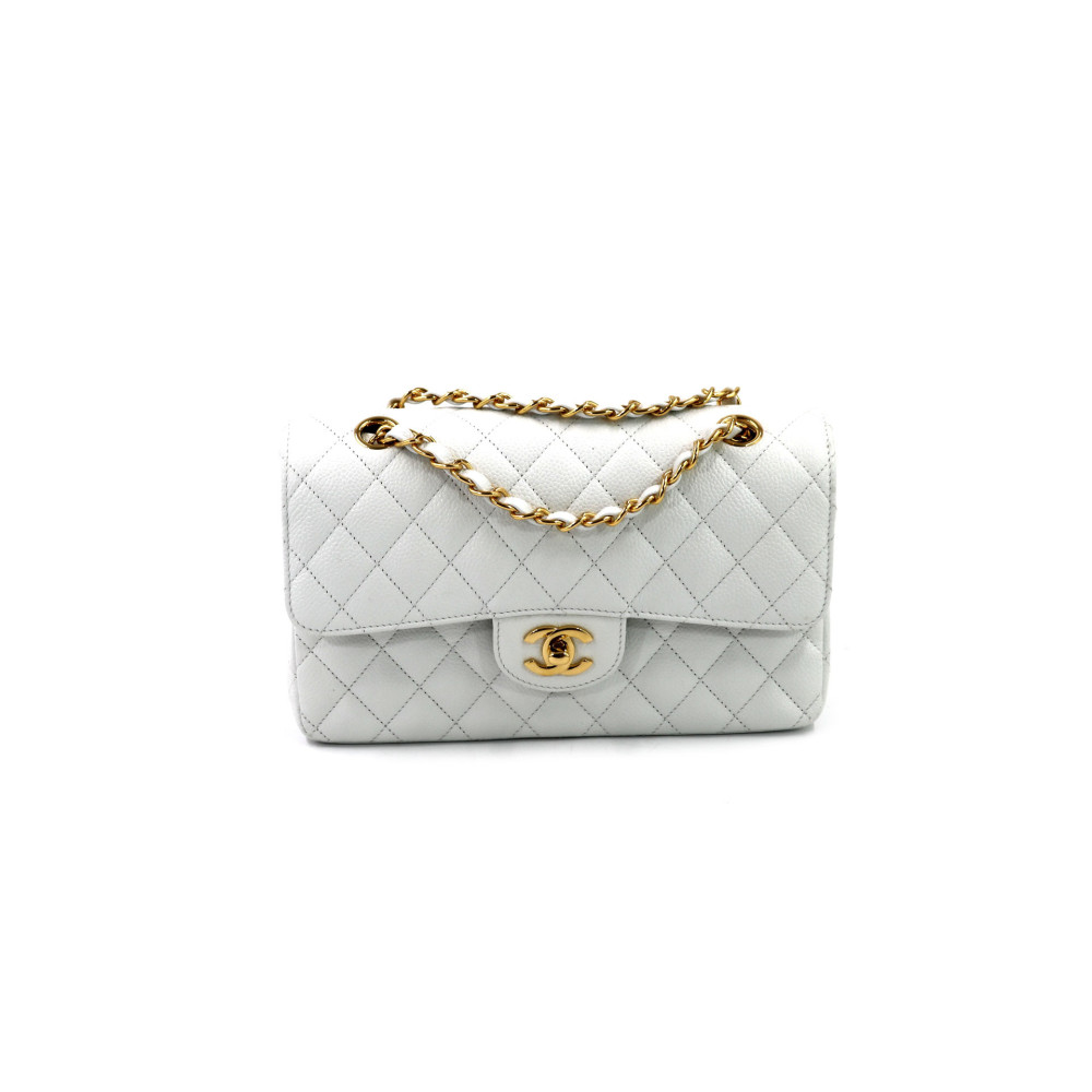 Chanel 23 Cuir Blanc