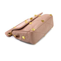 Valentino Roman Stud Cuir Beige