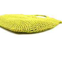 Prada Green Straw Shopping Bag