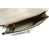 발렌티노 스파이크 화이트 가죽