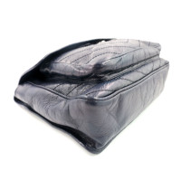 생로랑 니키 블루 가죽