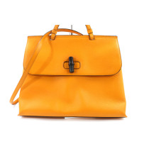 Gucci Bamboo Orange Leder