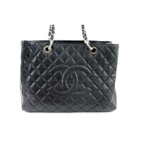 Chanel GST Schwarzes Leder