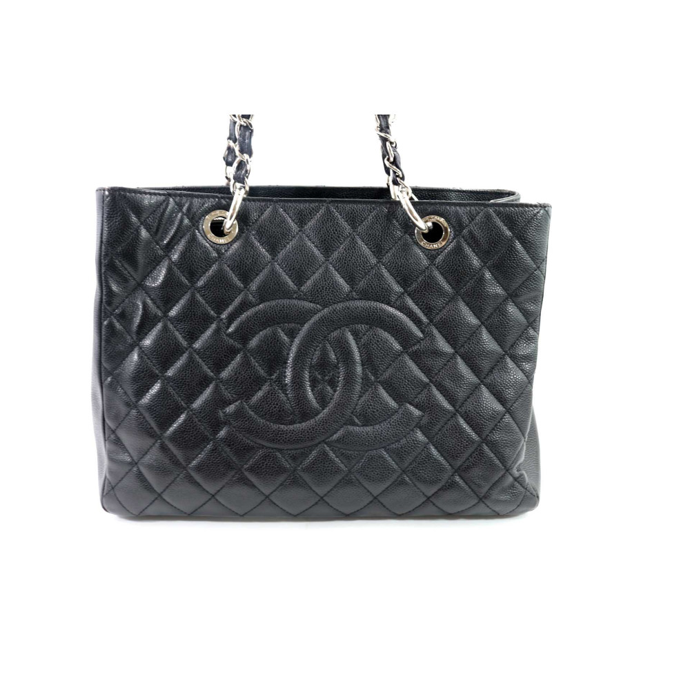 Chanel GST Cuir Noir