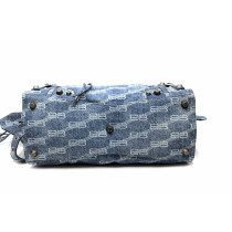 Balenciaga Neo City Cagole Denim Blau