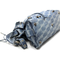 Balenciaga Neo City Cagole Denim Blau