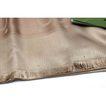 Gucci GG Jumbo Wool and Silk Scarf Sand