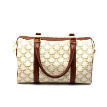 셀린느 트리옴프 화이트 캔버스 보울러백