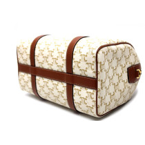 Celine Bauletto Triomphe Tela Bianca