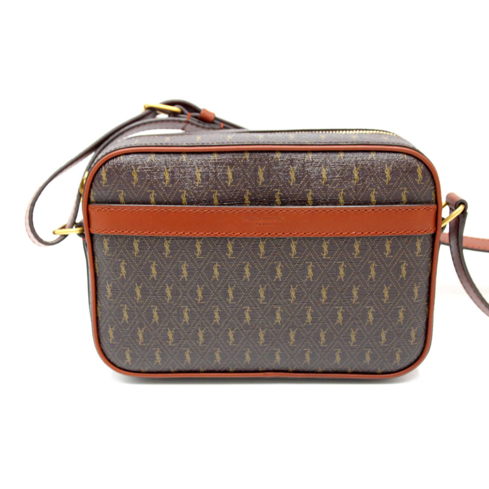 Saint Laurent Camera Bag Brown Leather