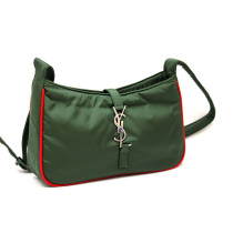 Saint Laurent La 5a7 Green Nylon