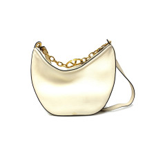 Valentino VLogo Moon Hobo Pelle Avorio
