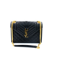 Saint Laurent Envelope Pelle Nera