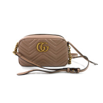 Gucci Camera Bag Cuir Taupe