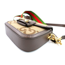 Gucci Horsebit 1955 GG Jumbo Beige