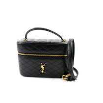 Saint Laurent Gaby Large Black Leather Vanity