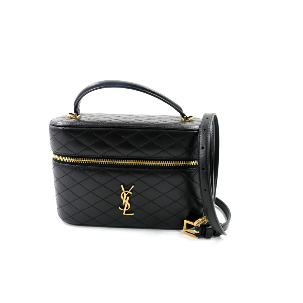 Saint Laurent Gaby Vanity Grande Pelle Nera