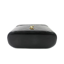 Saint Laurent Gaby Large Black Leather Vanity