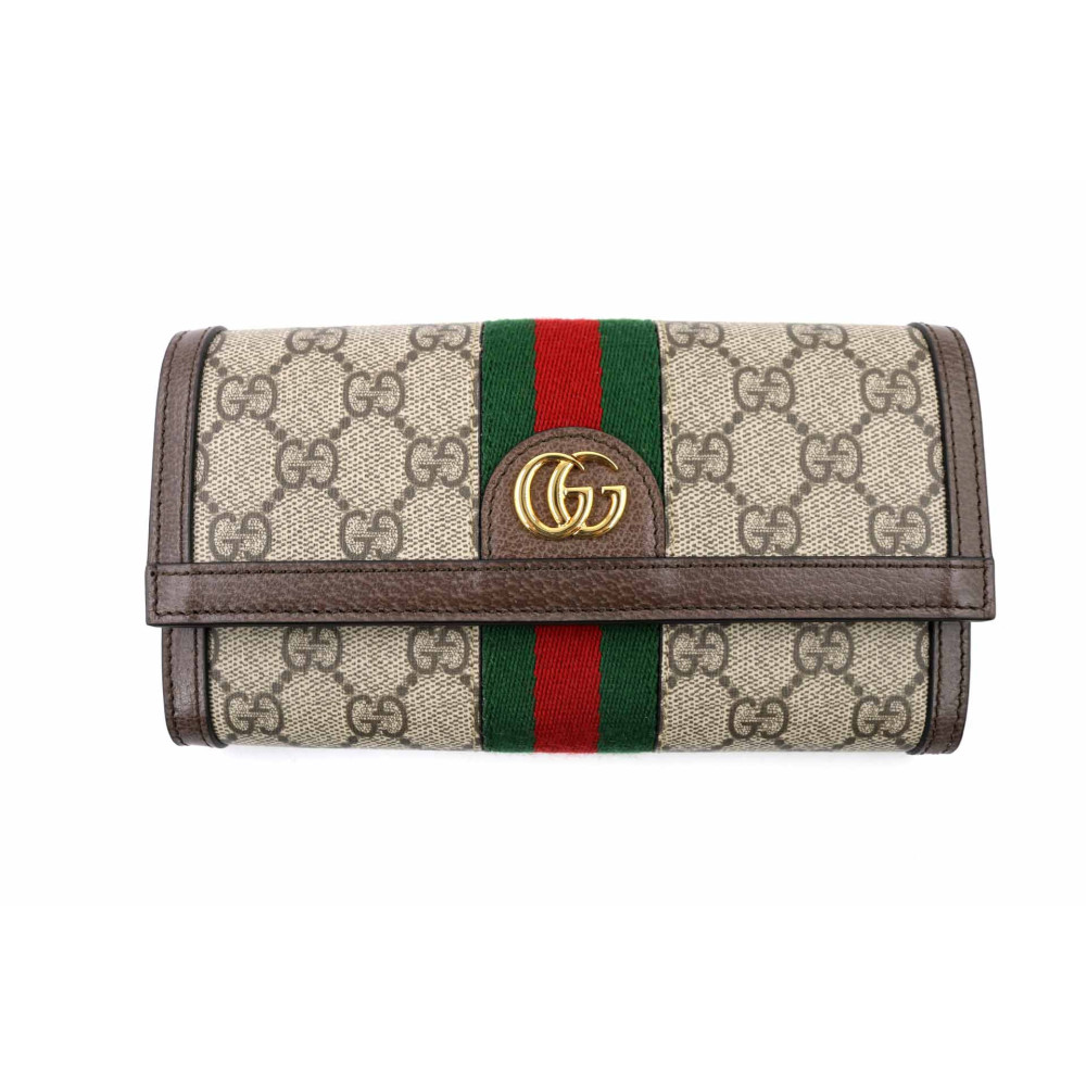 Gucci Geldbörse Ophidia GG Beige