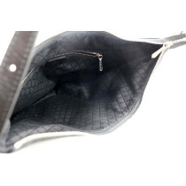Gucci Medium Black Leather Lunetta Shoulder Bag