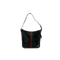 Gucci Sac Bandoulière Lunetta Moyenne Cuir Noir
