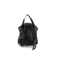 Prada Black Leather Backpack