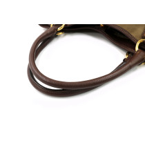 Prada Shopping Toile Marron