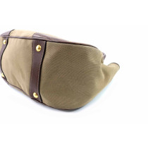 Prada Shopping Toile Marron
