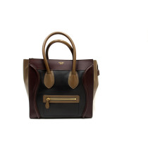 Celine Luggage Tricolor Leather